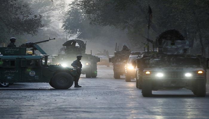 قوات أفغانية في طريقها لعملية أمنية ضد طالبان
