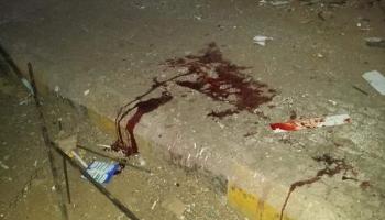 آثار ضحايا الهجوم الحوثي في تعز