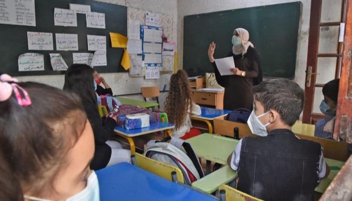 صف بمدرسة ابتدائية جزائرية مع الدخول المدرسي الجديد