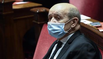  وزير الخارجية الفرنسي جان إيف لودريان