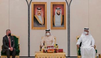 جانب من القمة الثلاثية بين الإمارات والبحرين والأردن