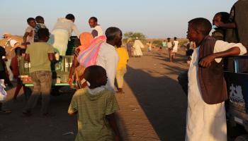 أعداد من الإثيوبيين الفارين من الصراع