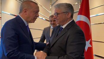 فتحي باشا أغا في لقاء سابق مع أردوغان- أرشيفية