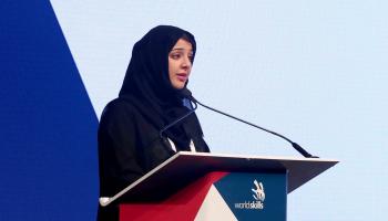 ريم بنت إبراهيم الهاشمي وزيرة الدولة لشؤون التعاون الدولي في الإمارات