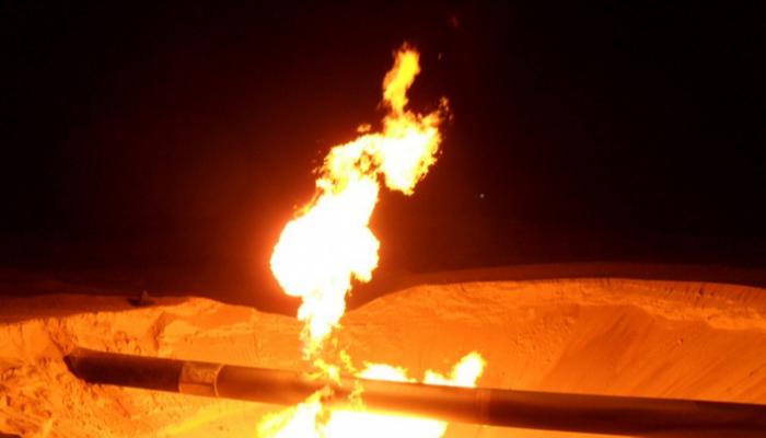 حريق سابق في خط الأنابيب بين مصر وإسرائيل - أرشيفية