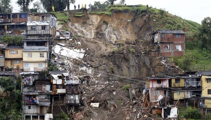 انهيار أرضي يودي بحياة 7 على الأقل في كولومبيا- أرشيفية