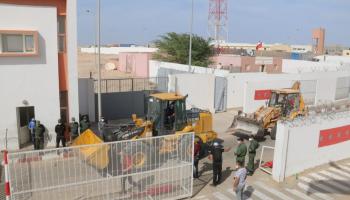 جرافات بمعبر الكركرات