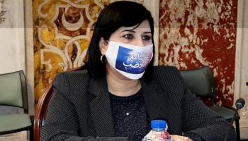 عبير موسي رئيسة الحزب الدستوري الحر