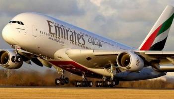 طائرة تتبع أسطول طيران الإمارات