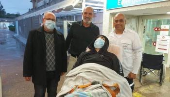 الأخرس لحظة الإفراج عنه