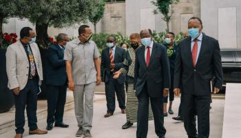 آبي أحمد في استقبال مبعوثين أفارقة