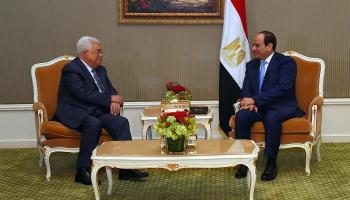 الرئيس السيسي في لقاء سابق بنظيره الفلسطيني