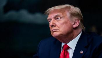 الرئيس الأمريكي المنتهية ولايته دونالد ترامب
