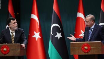 أردوغان والسراج- أرشيف