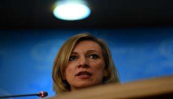 ماريا زاخاروفا المتحدثة باسم الخارجية الروسية - أ.ف.ب