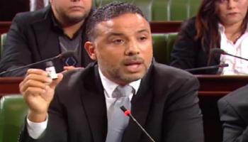 النائب الإخواني سيف الدين مخلوف خلال جلسة سابقة للبرلمان التونسي