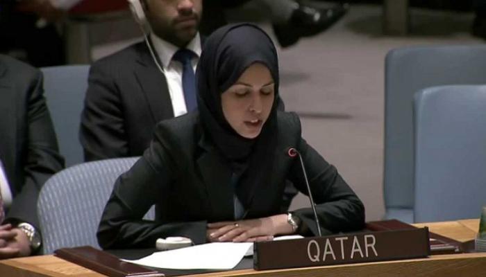  la délégué du Qatar auprès de l’Organisation des Nations Unies