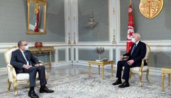 لقاء قيس سعيد والمشيشي