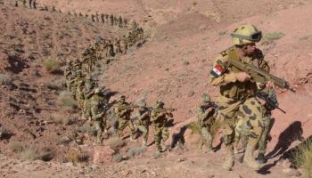 قوات من الجيش المصري تنفذ تدريبات قرب حدود ليبيا- أرشيفية 