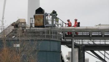 Explosion sur un site de traitement des eaux usées