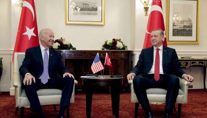 Joe Biden lors d’une réunion bilatérale avec Recep Tayyip Erdogan, à Washington, le 31 mars 2016. REUTERS