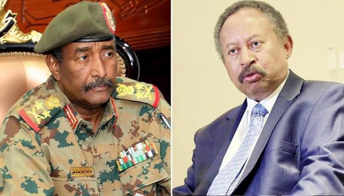 رئيس مجلس السيادة الفريق البرهان ورئيس الوزراء عبدالله حمدوك