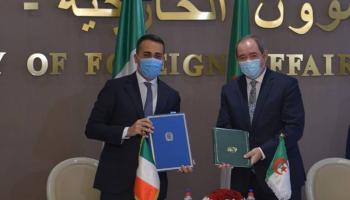 وزيرا خارجية الجزائر وإيطاليا يوقعان مذكرة الحوار الاستراتيجي بين البلدين