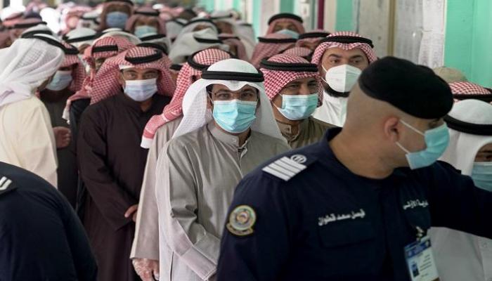 جانب من انتخابات مجلس الأمة الكويتي 2020