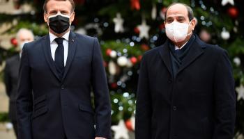 ماكرون والسيسي