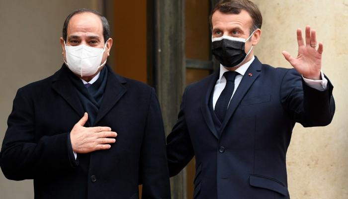 Le président français Emmanuel Macron et son homologue égyptien Abdel Fattah al-Sissi