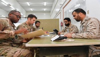 تمرين عسكري سابق بين القوات السعودية والأمريكية