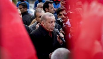 أردوغان في خطاب سابق 