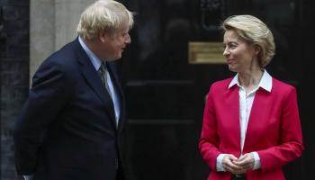 Ursula Von der Leyen et Boris Johnson