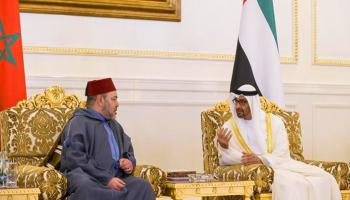 الشيخ محمد بن زايد آل نهيان والعاهل المغربي الملك محمد السادس