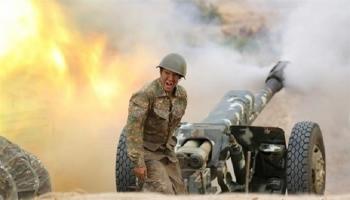 جانب من الاشتباكات التي شهدها إقليم ناغورني قره باغ