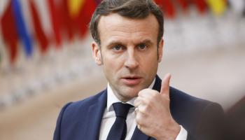 Le président Français Emmanuel Macron