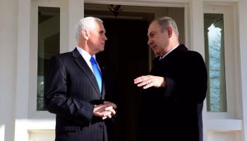 نتنياهو وبنس- أرشيفية