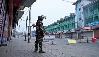 أحد عناصر الشرطة الهندية - أرشيفية