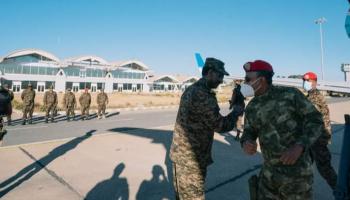 في مطار بمقلي ، حاضرة إقليم تجراي