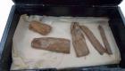 مصرية تعثر على قطعة أثرية من الهرم الأكبر في صندوق سيجار