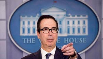 وزير الخزانة الأمريكي ستيفن منوتشين