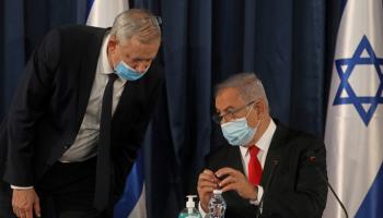 نتنياهو وجانتس-أرشيفية