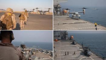 صورة للتدريبات الأمريكية الإماراتية المشتركة