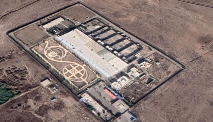 صورة جوية لسجن قرشك مقبرة المعتقلين في إيران