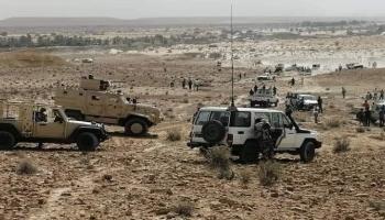 انتشار القوات الأمنية في موقع العملية الإرهابية