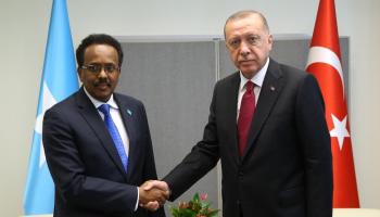 الرئيس التركي رجب أردوغان ونظيره الصومالي عبدالله فرماجو