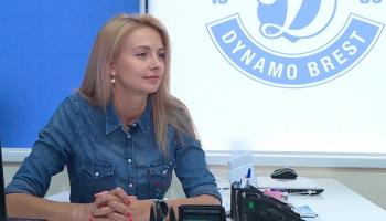 أولغا خيجينكوفا سكرتيرة سابقة لنادي دينامو بريست لكرة القدم