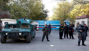 عناصر من الشرطة الأفغانية منتشرة في كابول-أرشيفية