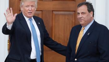 ترامب وكريستي 