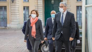 جانب من زيارة وزير داخلية السراج إلى فرنسا - أرشيفية